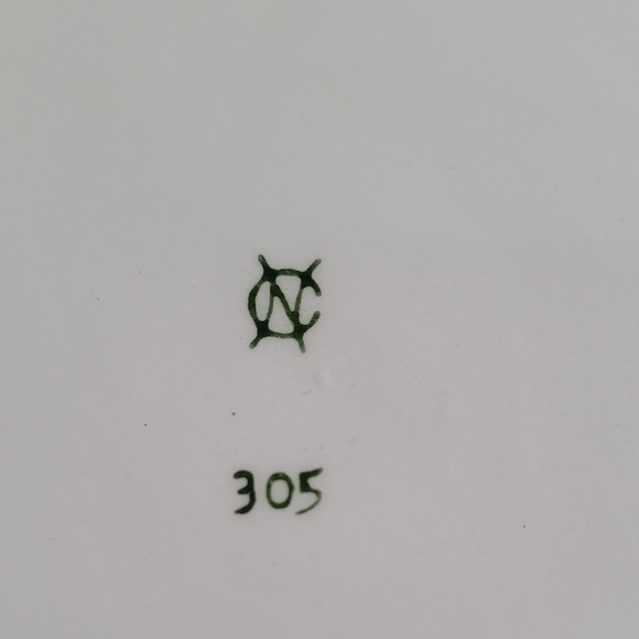 Vintage Rare 1950's Lefton Raised Grape Design Hand Painted Plate 8" Set… - Picture 13 of 14